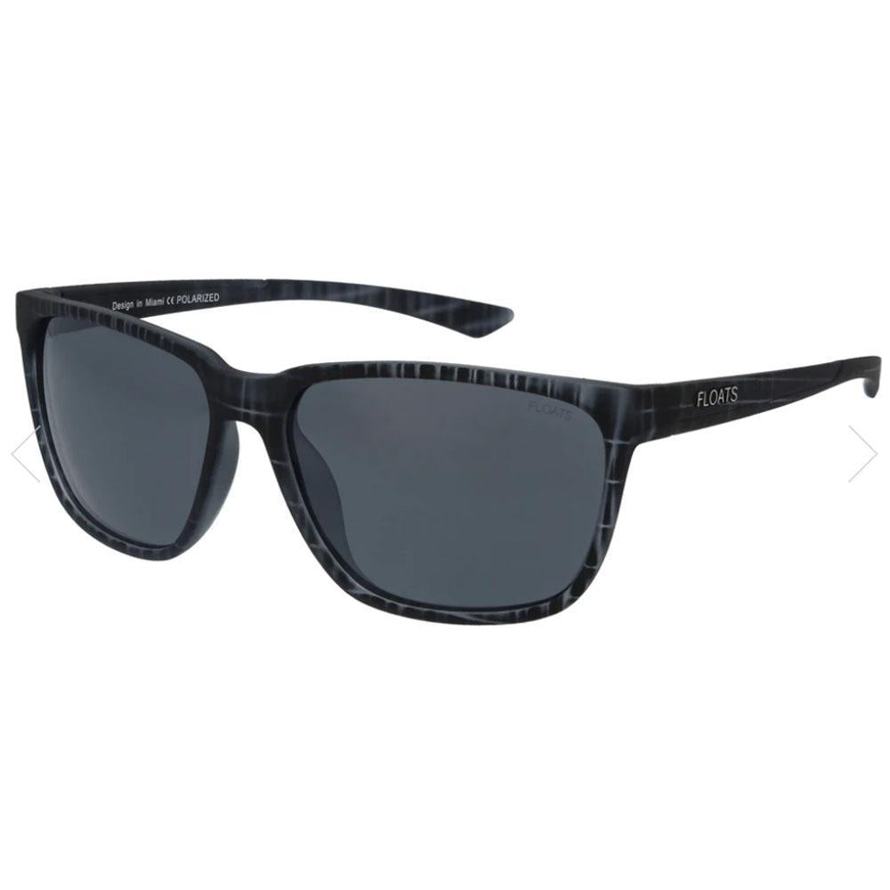 Sly Matte Black Stingray with Smoke Lens Polarized Sunglasses by Floats Eyewear (F4313)
