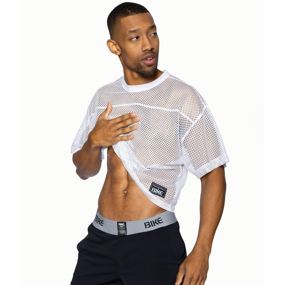 White Short Sleeve Practice Jersey by Bike Athletic