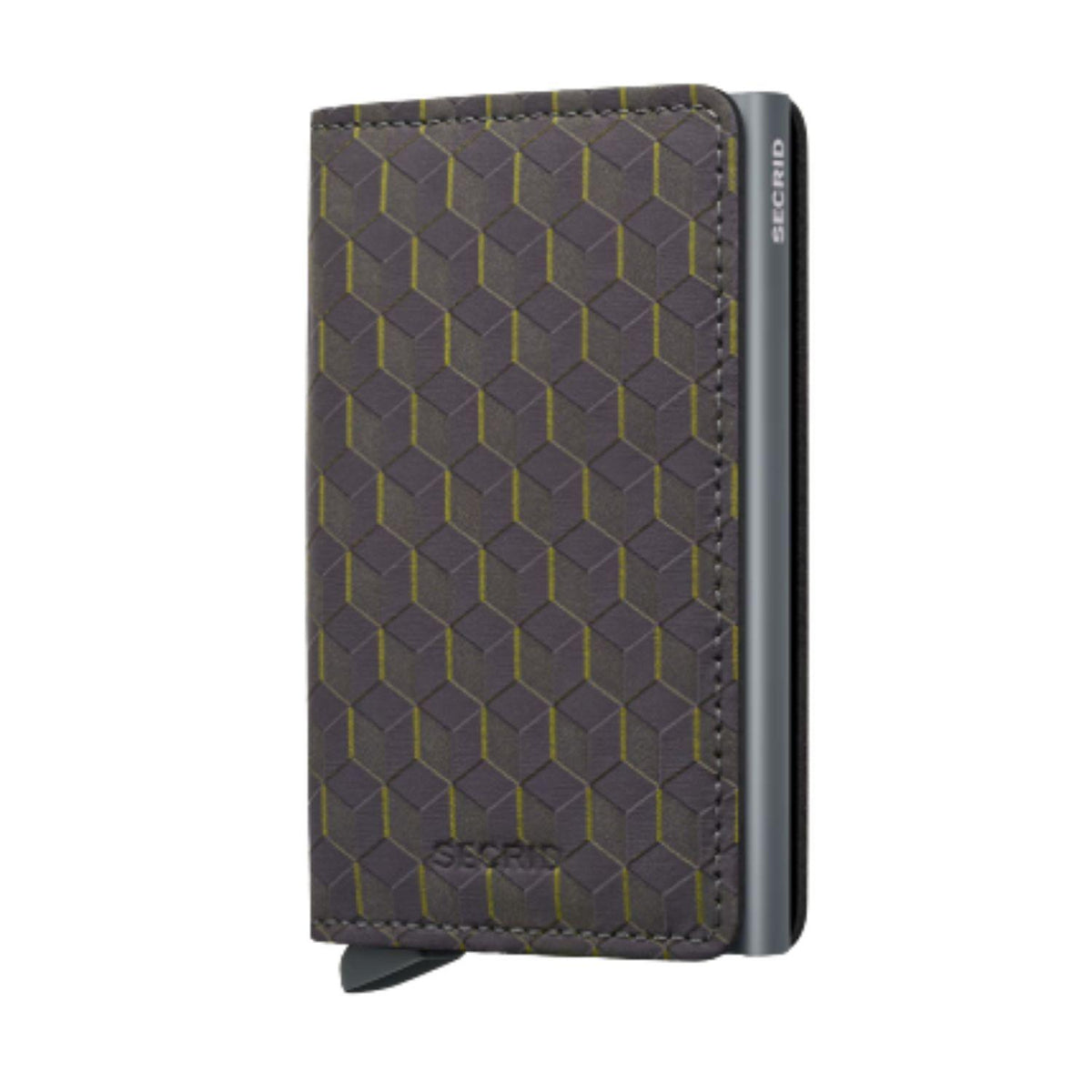 Optical Grey Yellow Slimwallet by Secrid