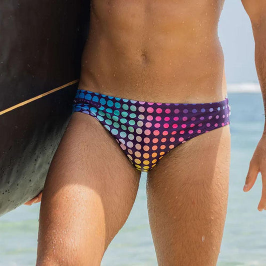 Fever Pride Rainbow Swim Briefs by Smithers Swimwear