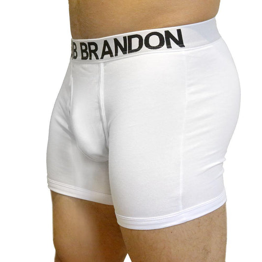 White Boxer Brief by Bill & Brandon Underwear