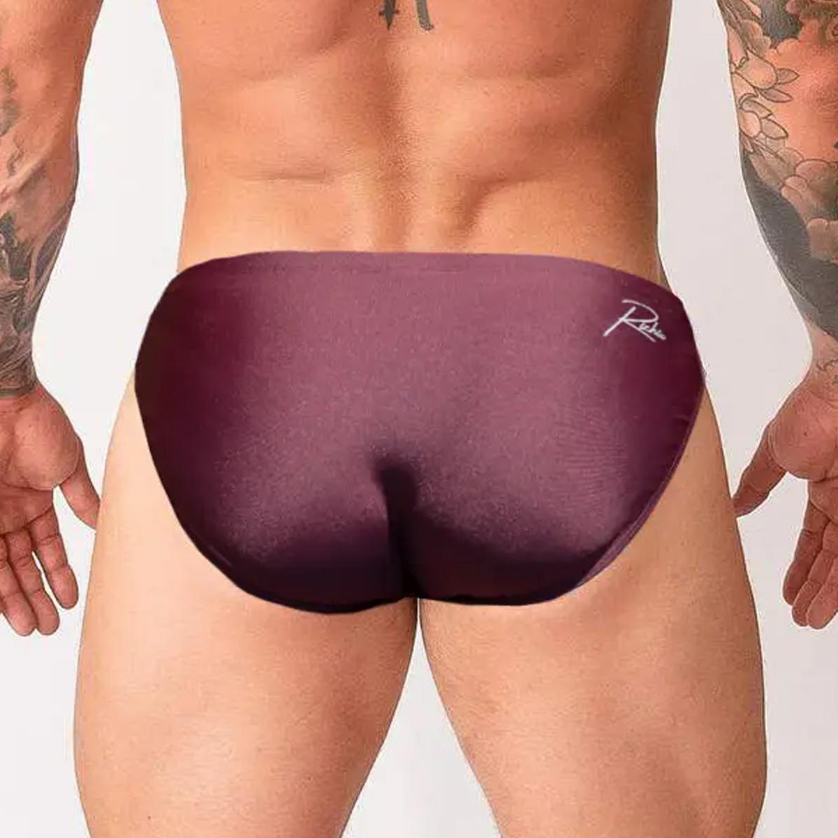 Alsace Burgundy Swim Brief by Richie Lifestyle