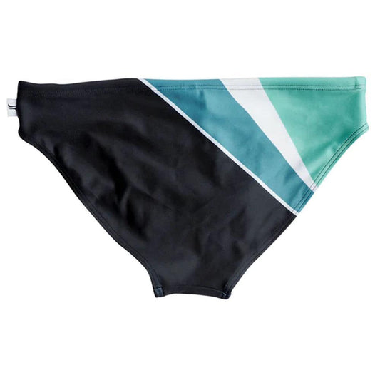 Loyal Black/Teal/White Swim Briefs by Smithers Swimwear