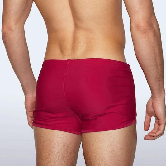 Lazio Maroon Swim Shorts by Garcon