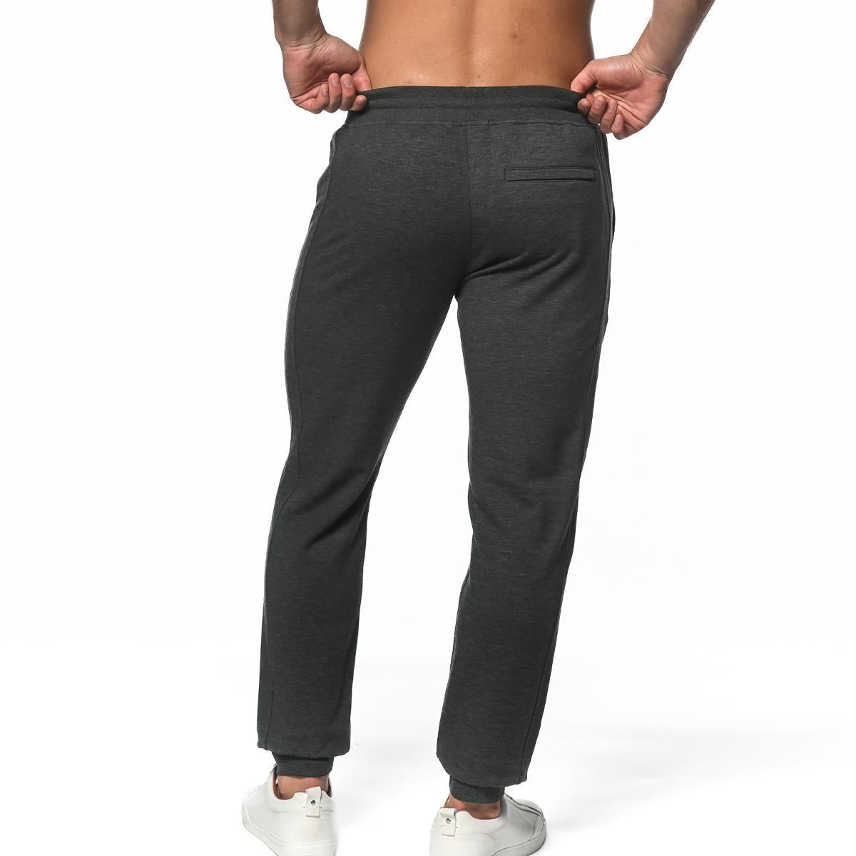 Heather Grey Stretch Fleece Jogger by Postmarc