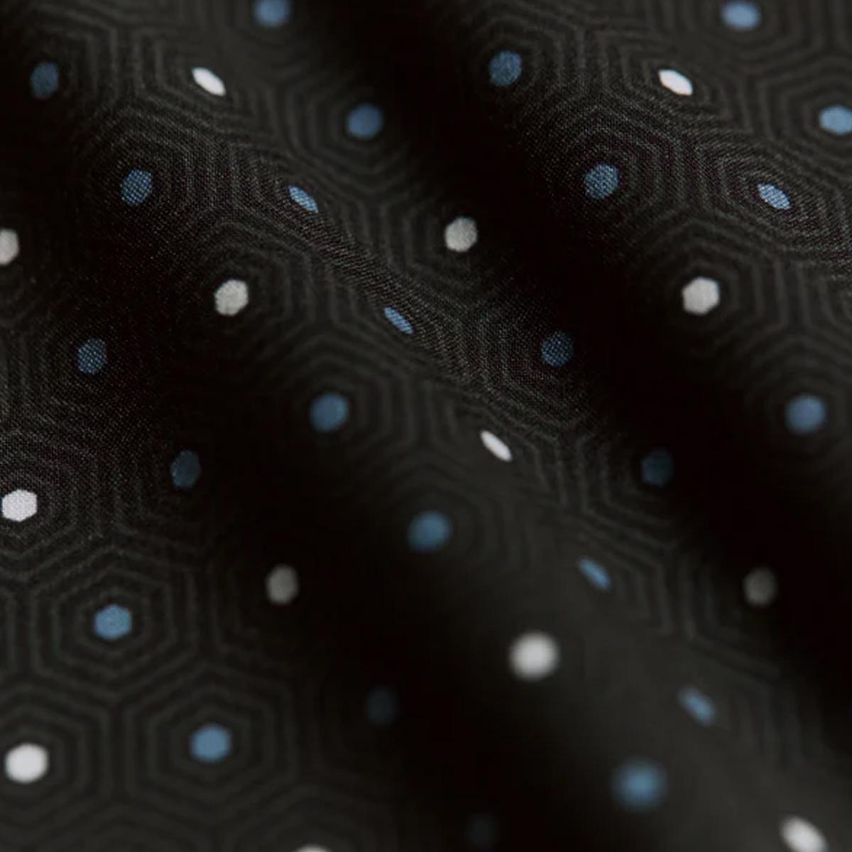 Rylee Black Print Short Sleeve Shirt by 7 Diamonds