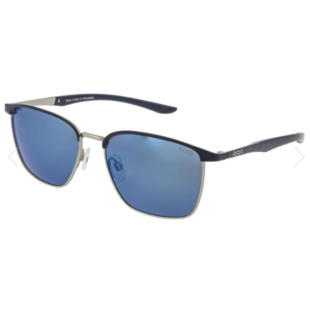 Cangu Concord Blue with Lightning Blue Mirror Lens Polarized Sunglasses by Floats Eyewear (F4400)