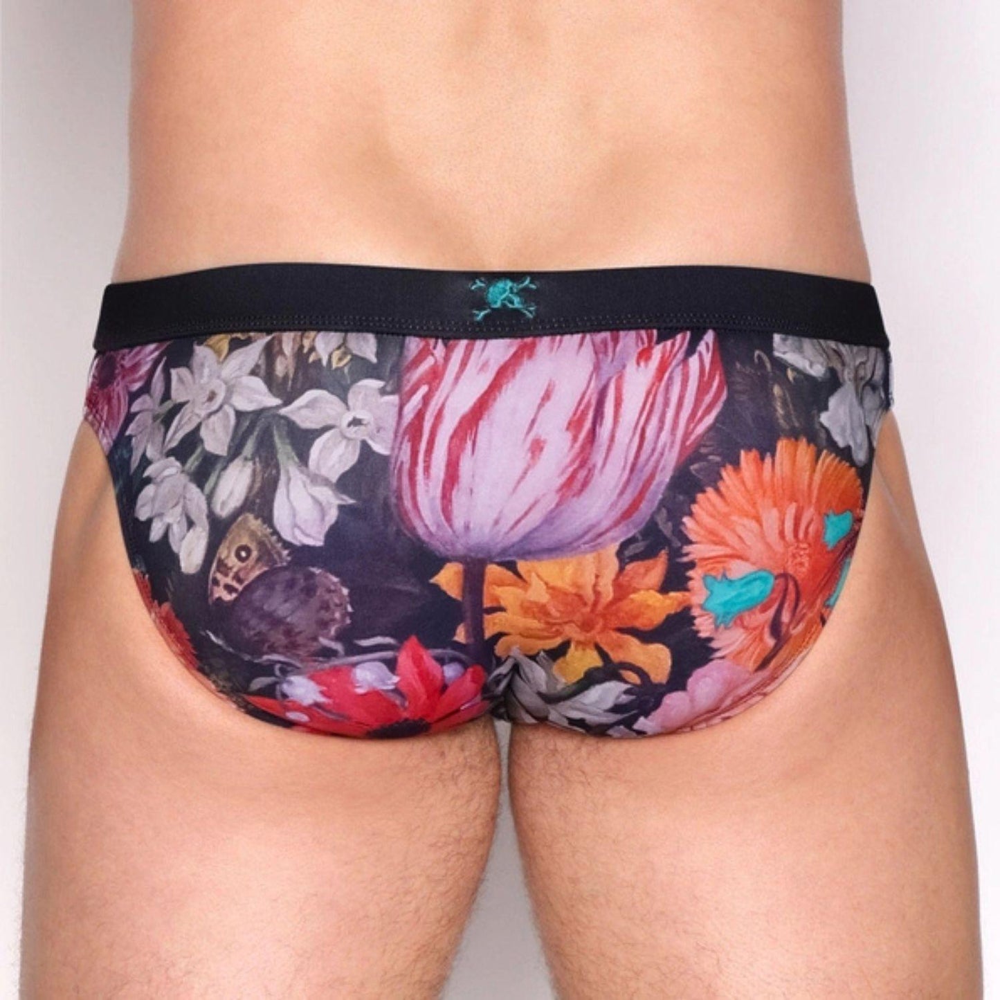 Floral Bouquet Swim Brief by Skull & Bones