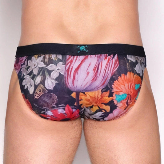 Floral Bouquet Swim Brief by Skull & Bones