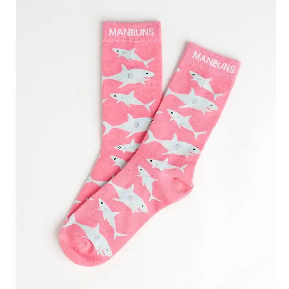 Pink Shark Socks