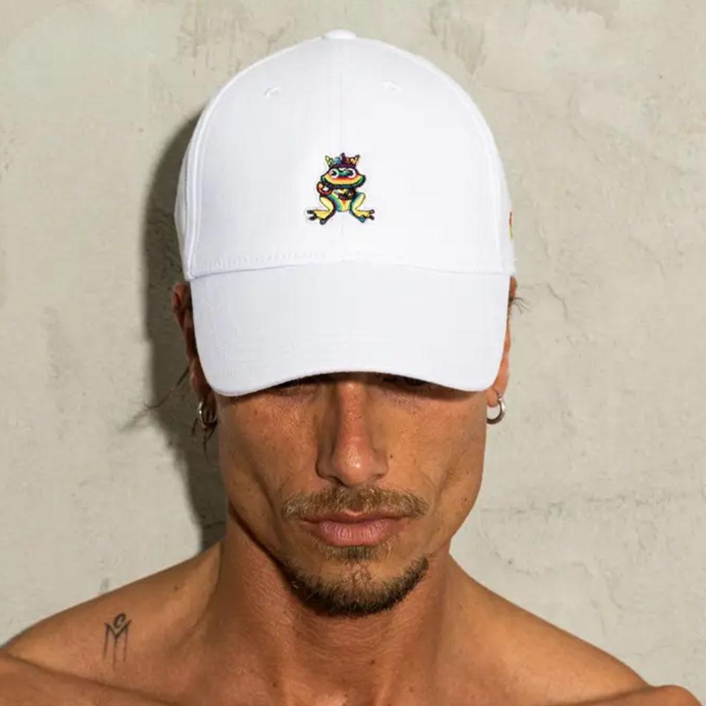 White FROG Logo Hat by Eight X