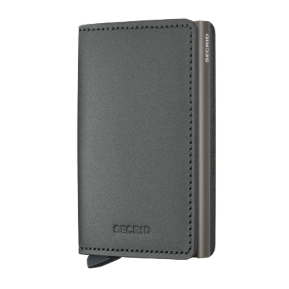 Matte Satin Steel Slimwallet by Secrid