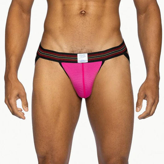 Hot Pink Mesh Jockstrap by Bike Athletic