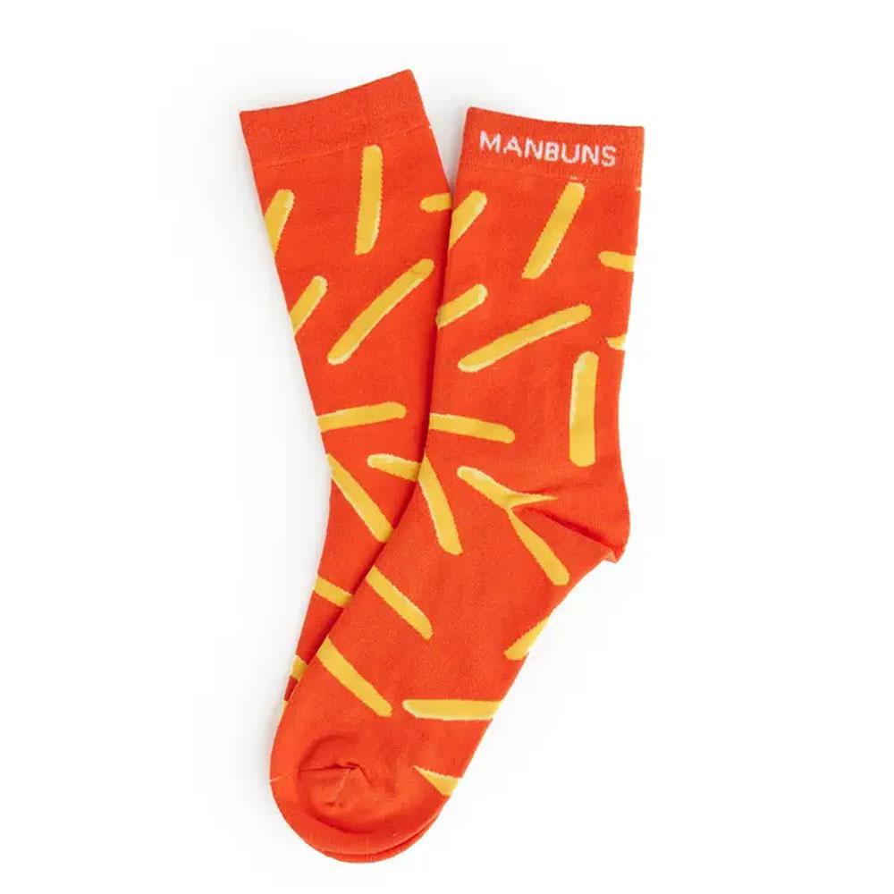 Orange French Fry Socks