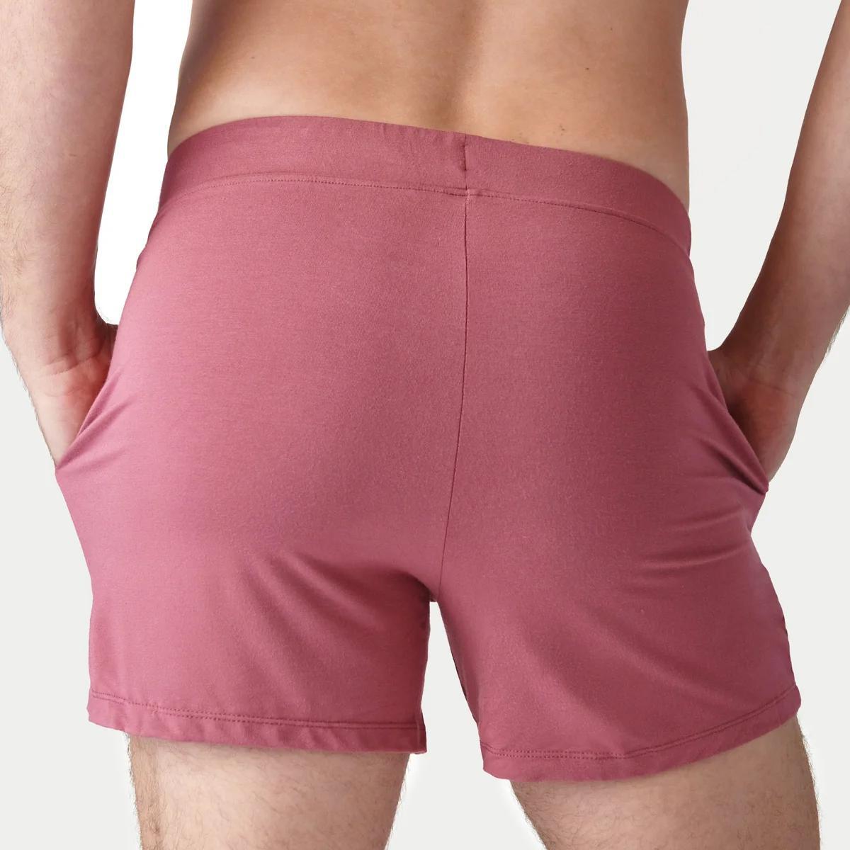 CLOUD Blush Red Shorts by Awry Menswear