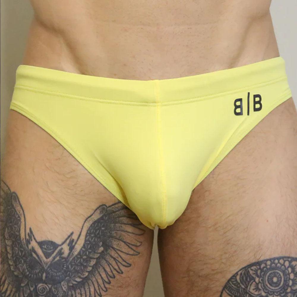 Yellow Swim Brief by Bill & Brandon Underwear