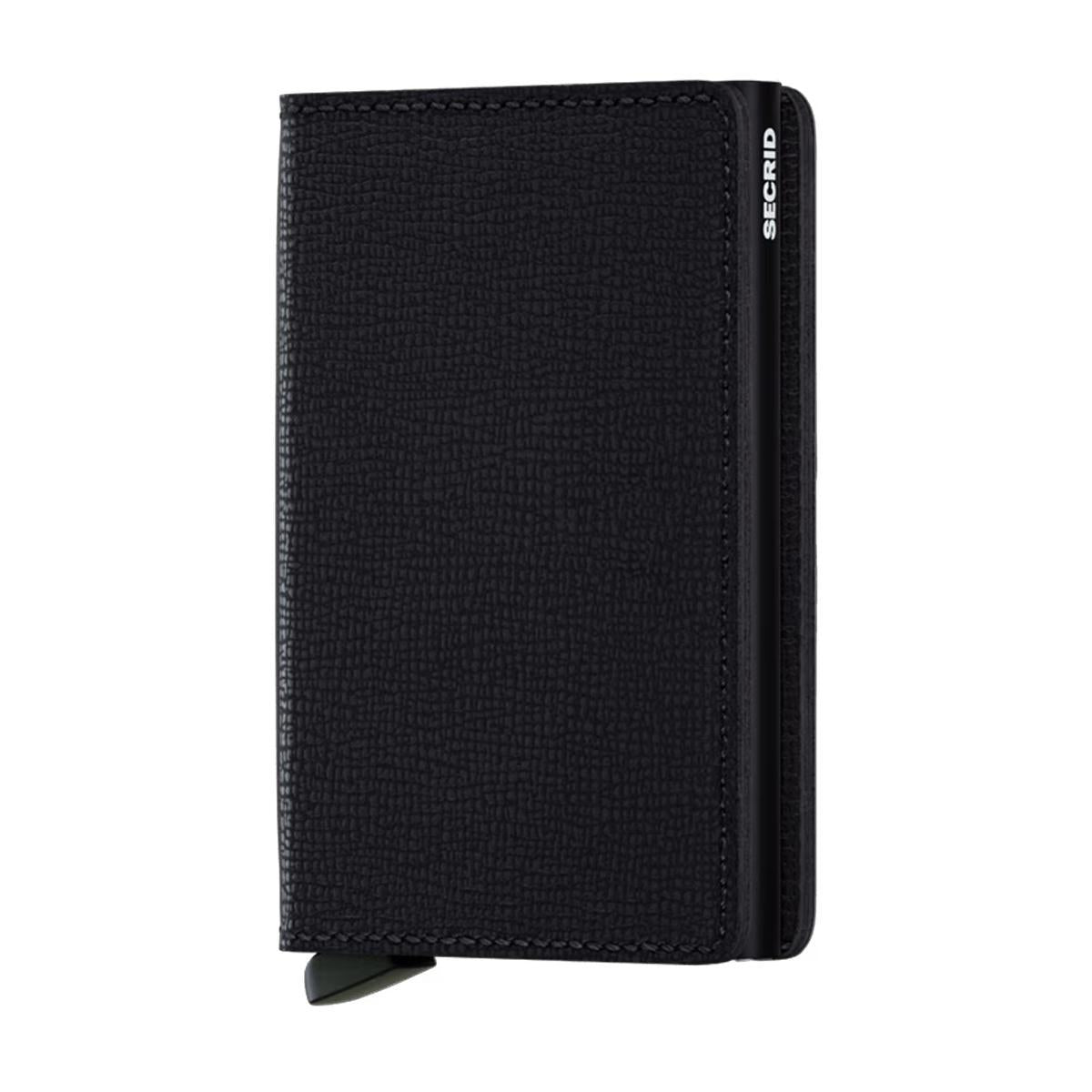 Crisple Black Slimwallet by Secrid Wallets