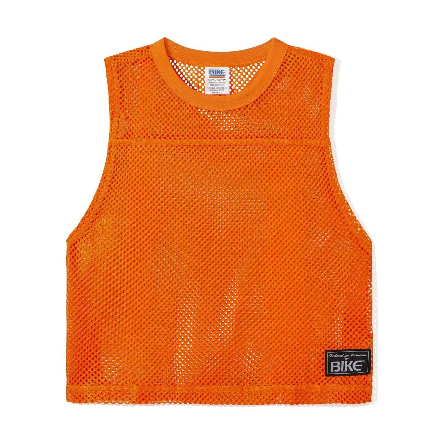 Orange Sleeveless Practice Jersey by Bike Athletic