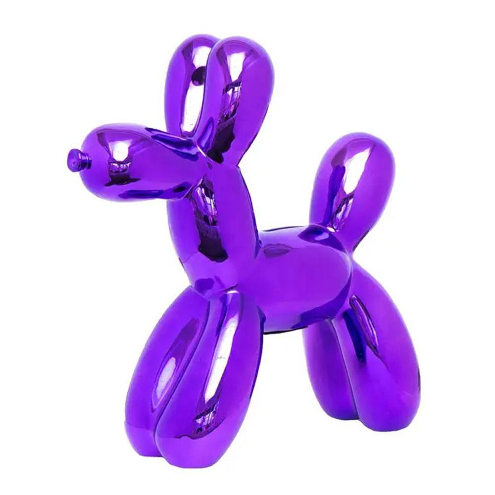 Purple Balloon Dog Bank - 12" tall by Interior Illusions Plus
