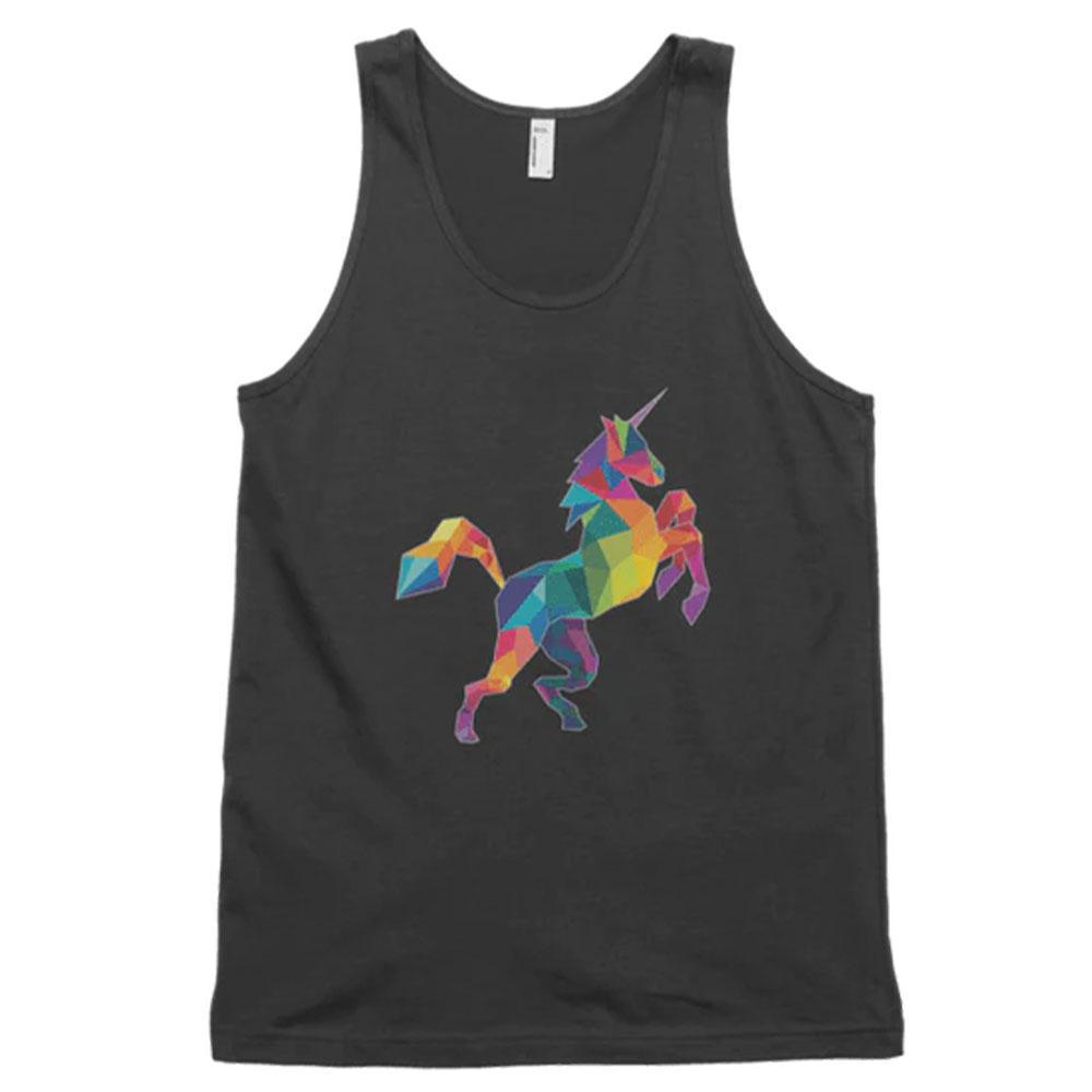 Polygon Unicorn Charcoal Tank by Swish Embassy