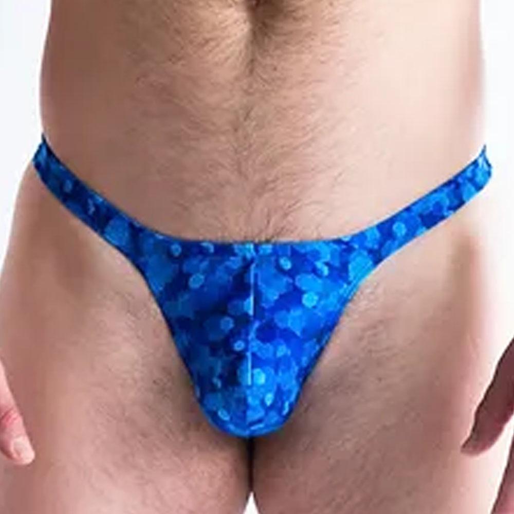 Hydro Blue Thong by MWearNYC