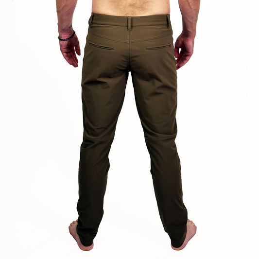 Khaki Light Weight 5-Pocket Tech Pants
