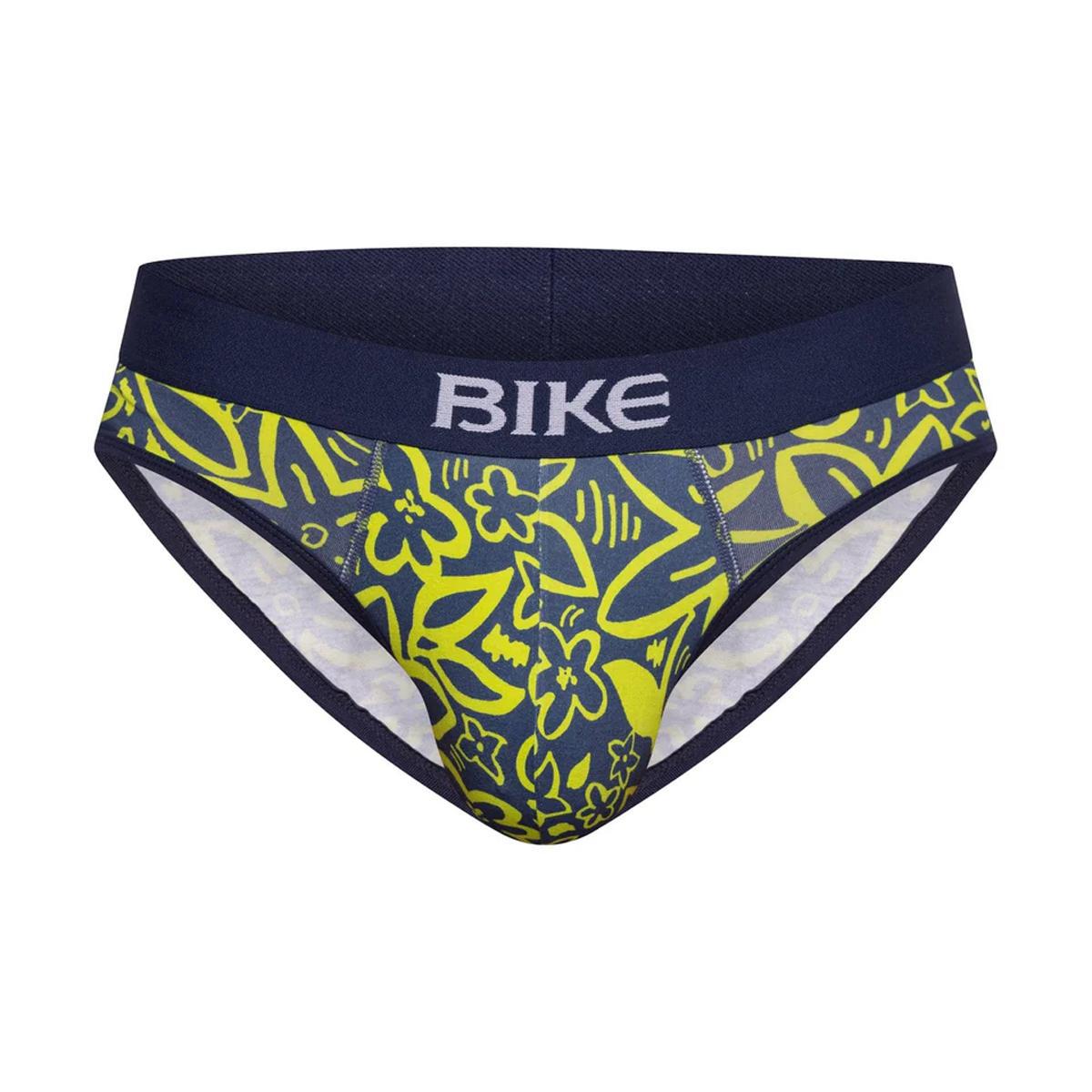 Flower Party Stretch Cotton Brief by Bike Athletic
