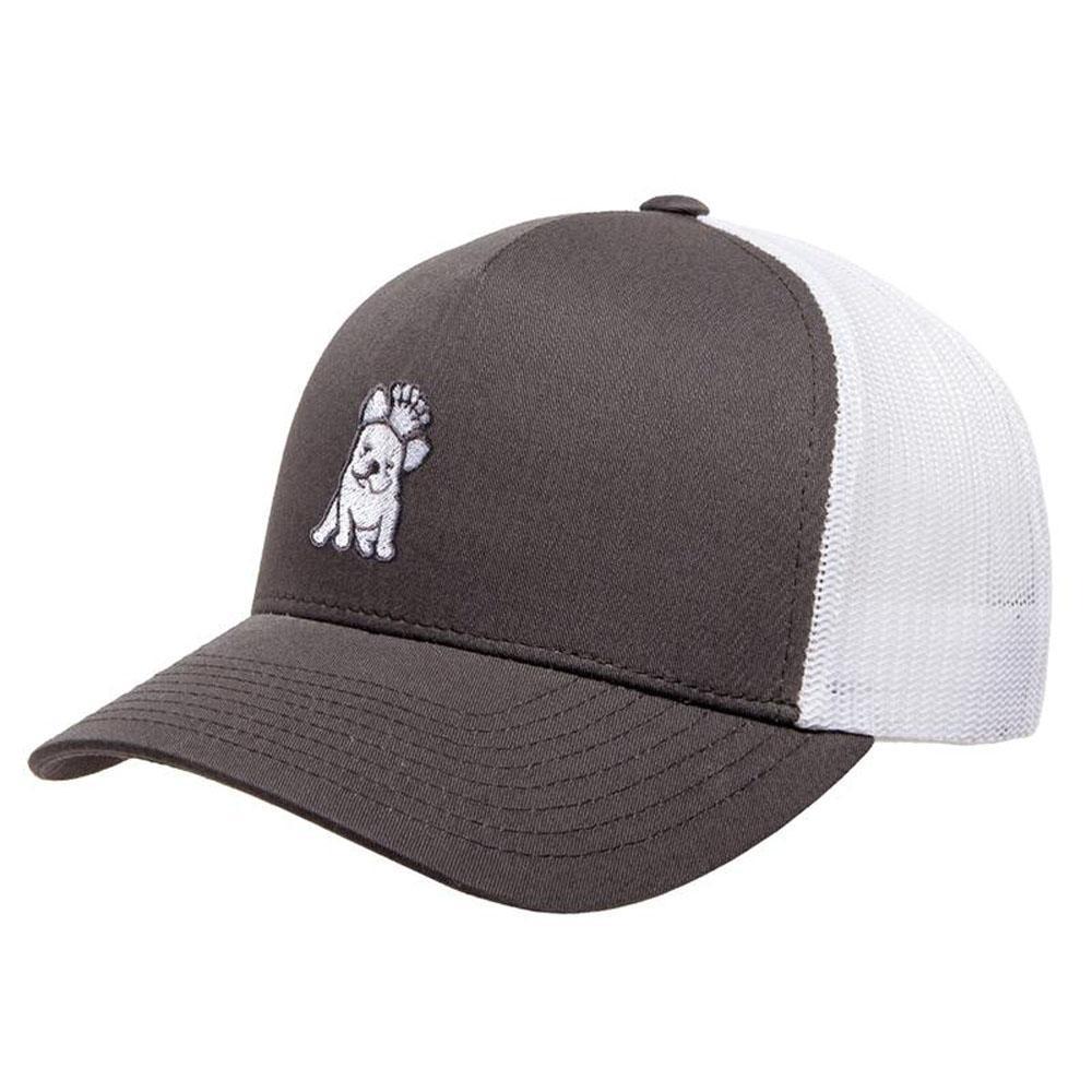 French Bulldog Grey/White Trucker Cap by James Bark