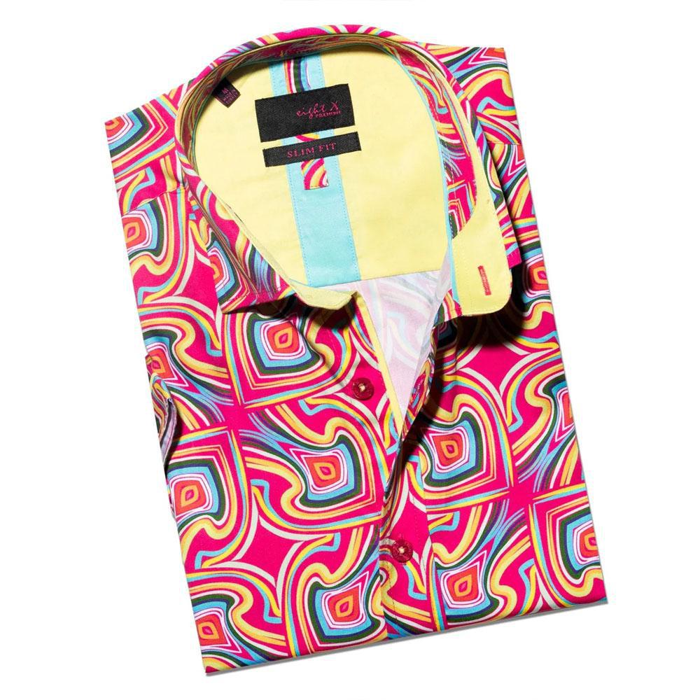 Psychedelia Short Sleeve Shirt by Eight X (M-2357K)