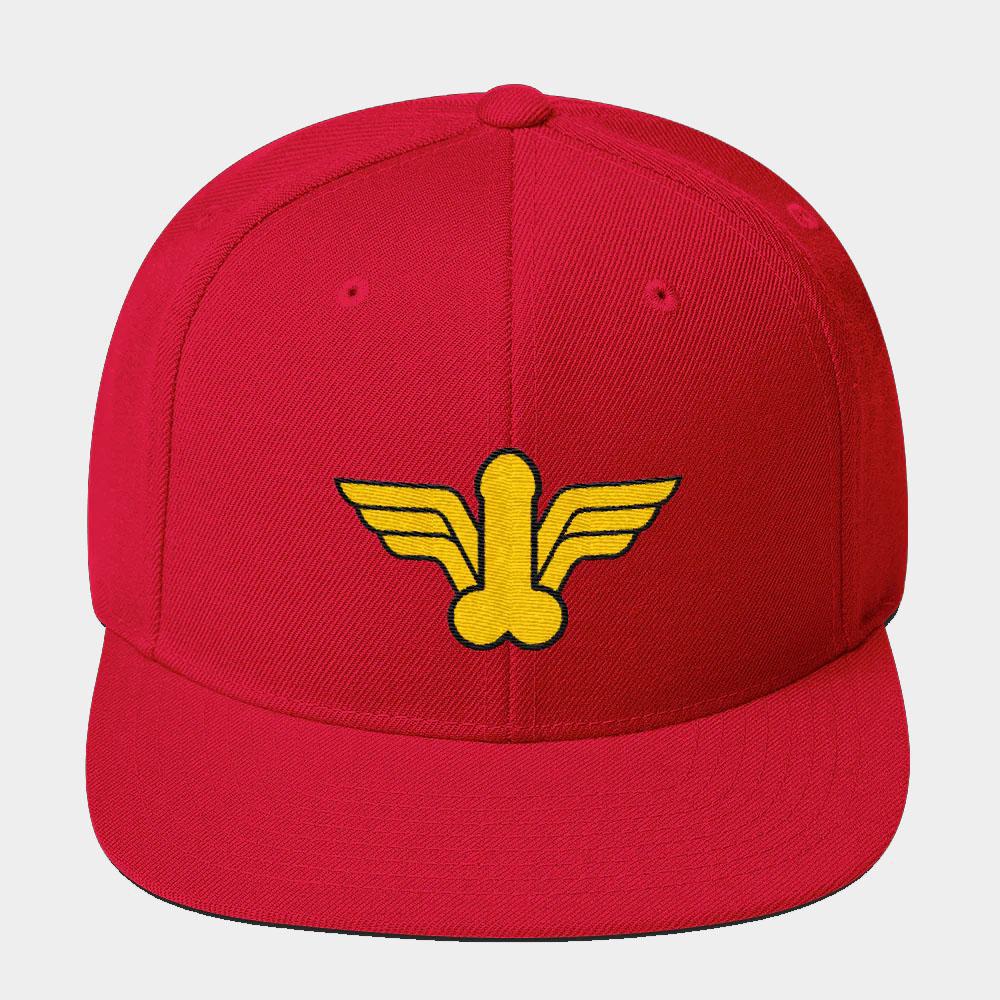 Wonder Weiner Red Baseball Cap by Swish Embassy