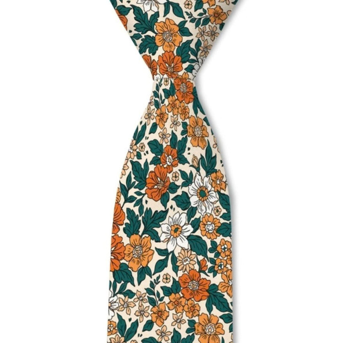 Calypso Floral Slim Tie by Tough Apparel
