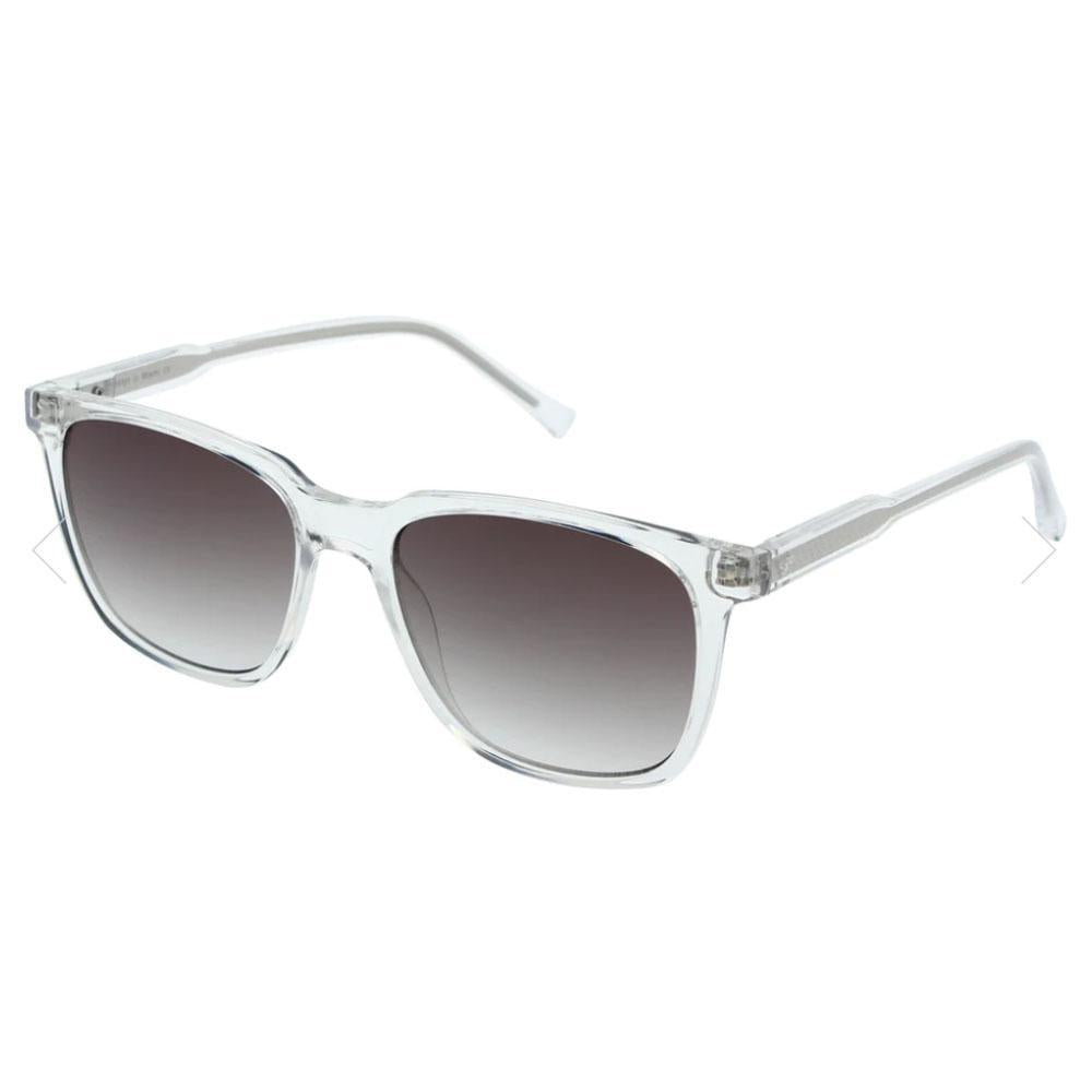 Ureka Transparent with Grey Lens Sunglasses by Ego Eyewear (7152)