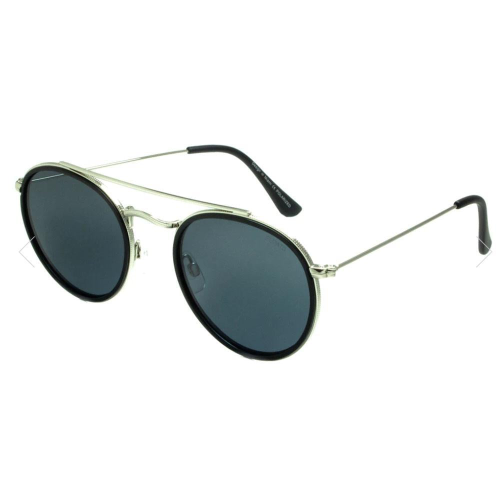 Mahona Silver with Smoke Lens Polarized Sunglasses by Floats Eyewear (F4373)