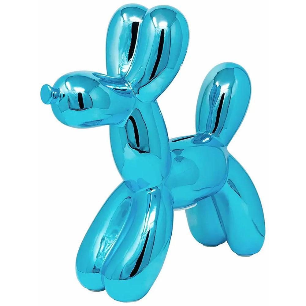Blue Balloon Dog Bank - 12" tall by Interior Illusions Plus