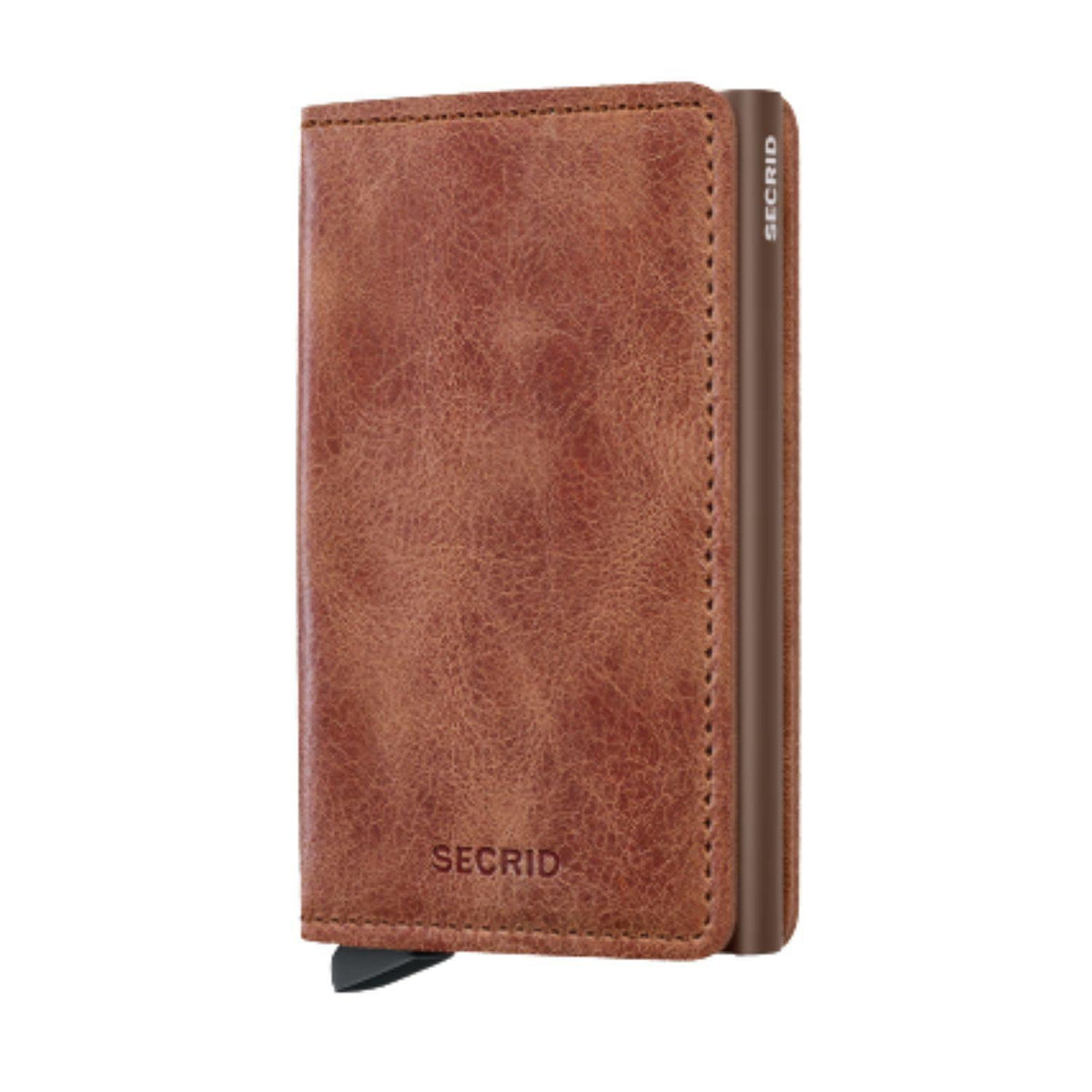 Vintage Cognac-Brown Slimwallet by Secrid