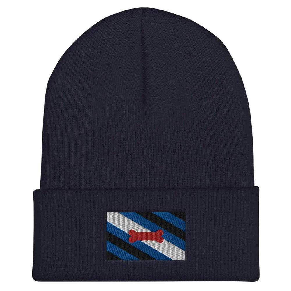 Pup Pride Navy Beanie by Swish Embassy