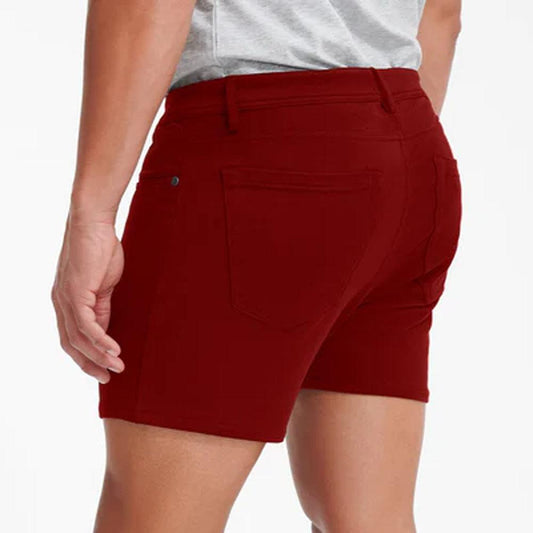 All In 5-Inch Red Wine Short by Swet Tailor (ST-6056)