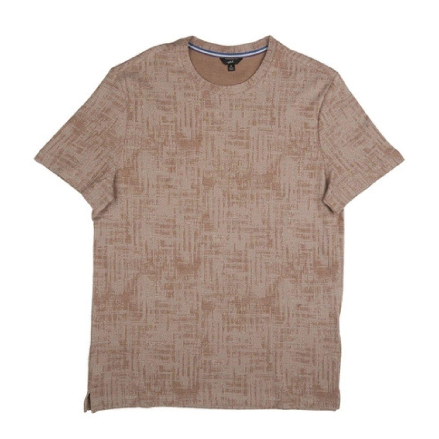 Brown Patina Textured T-Shirt by Eight X