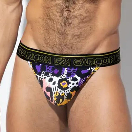 Purple Jaguar Thong by Garcon (G21-Purple-Thong)