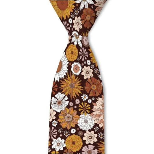 Spice Floral Slim Tie by Tough Apparel