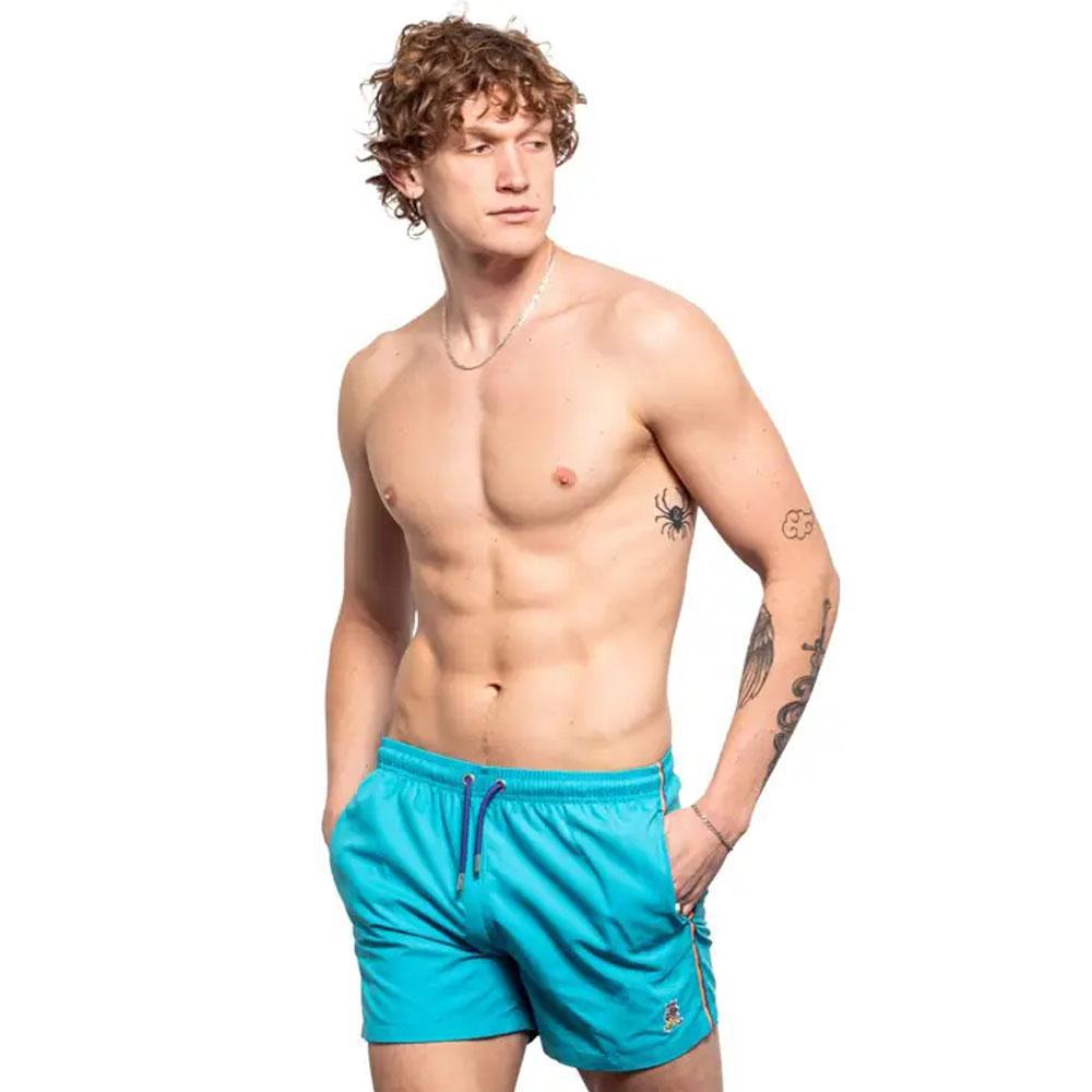FROG Neon Blue Swim Trunks by Eight X