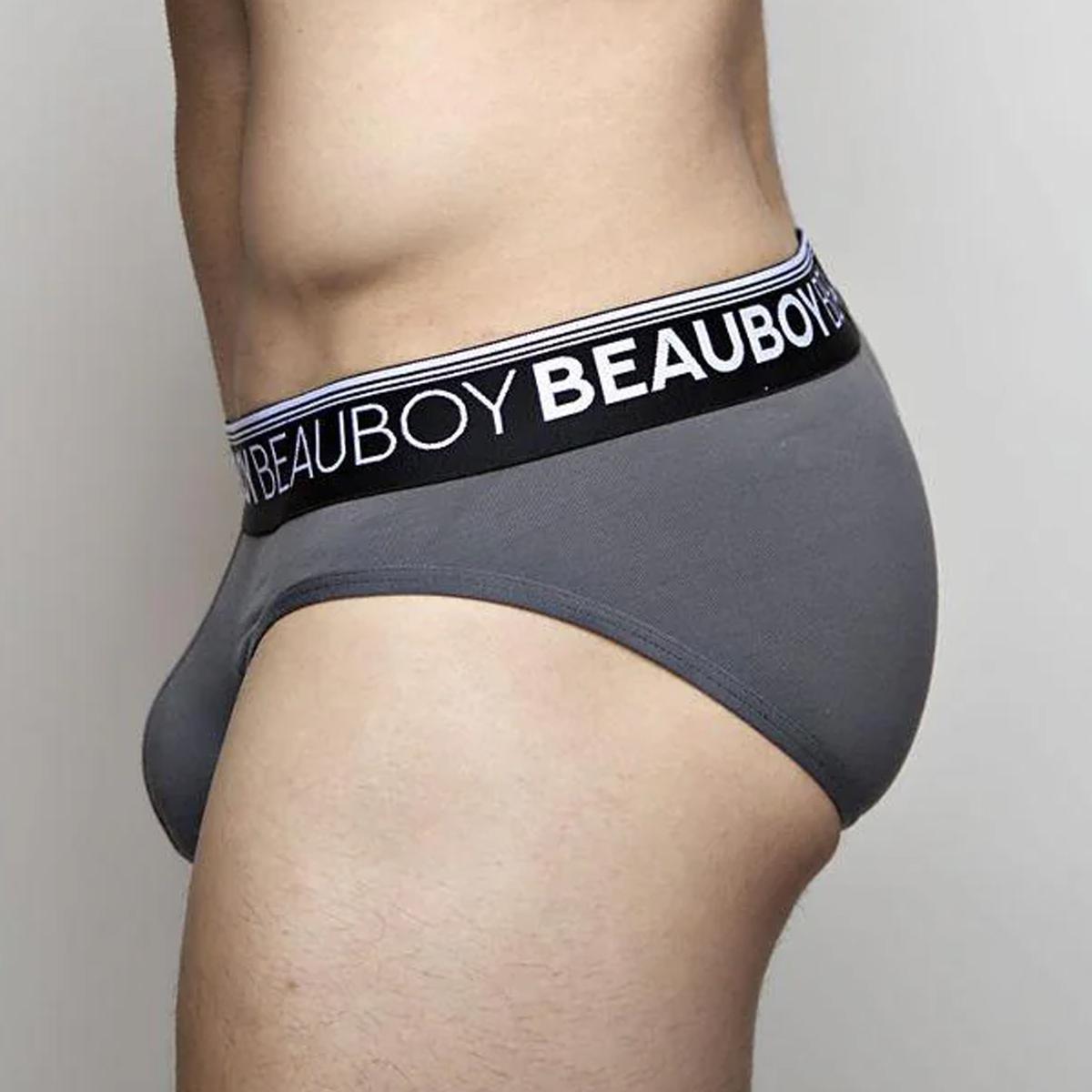 Classic Grey Brief by Beauboy Menswear