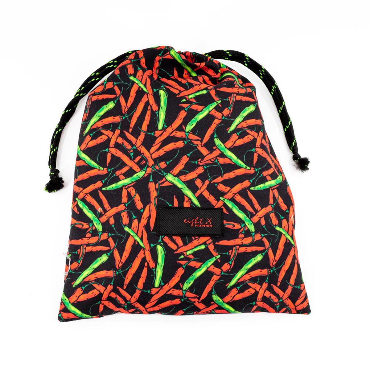 Chili Pepper Black/Red Swim Trunks by Eight X