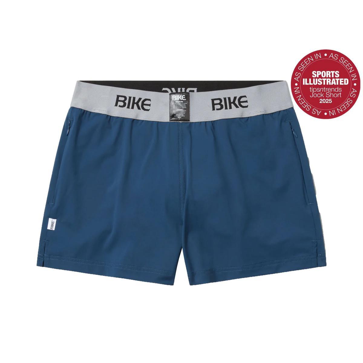 Navy Jock Short with by Bike Athletic