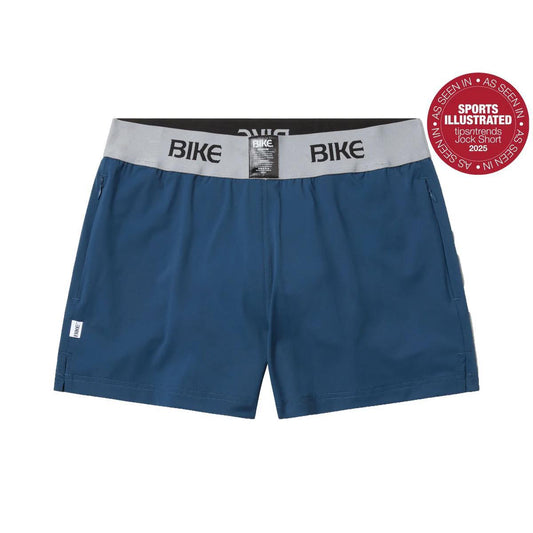 Navy Jock Short with by Bike Athletic