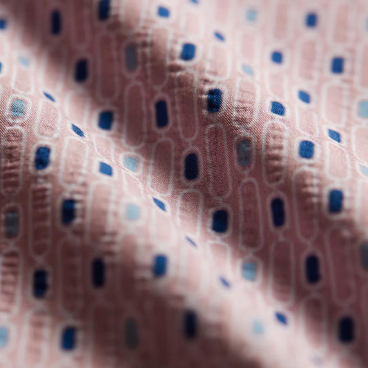 Calix Stone Rose Print Short Sleeve Shirt by 7 Diamonds