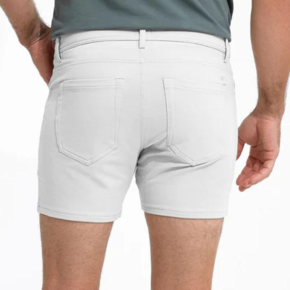 All In 5-Inch White Short by Swet Tailor (ST-6056)