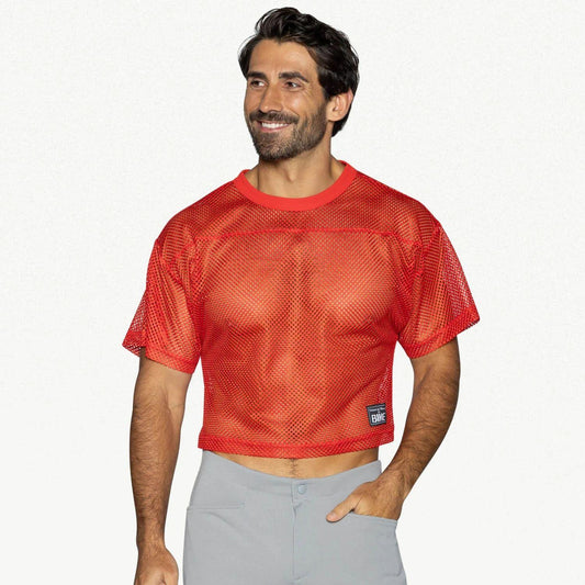 Bold Red Short Sleeve Practice Jersey by Bike Athletic