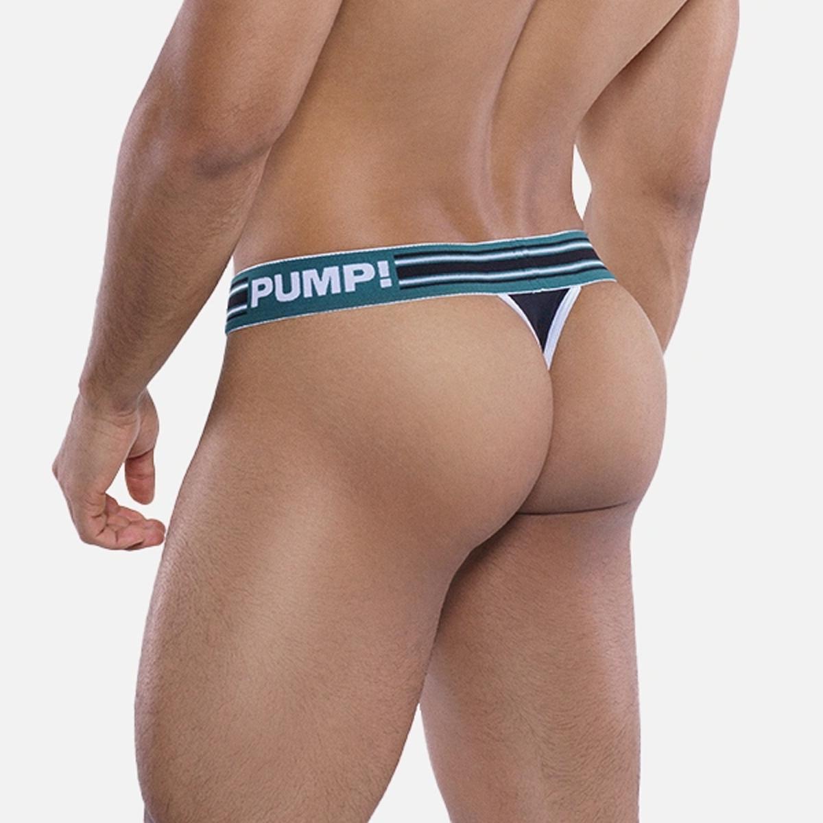 Boost Black/Dark Green Thong by PUMP!