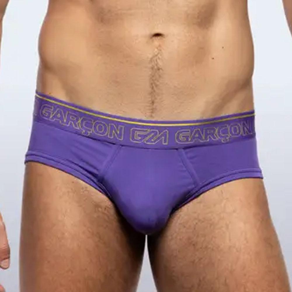 Purple Bamboo Brief by Garcon (GM21-PURPLE-BF)